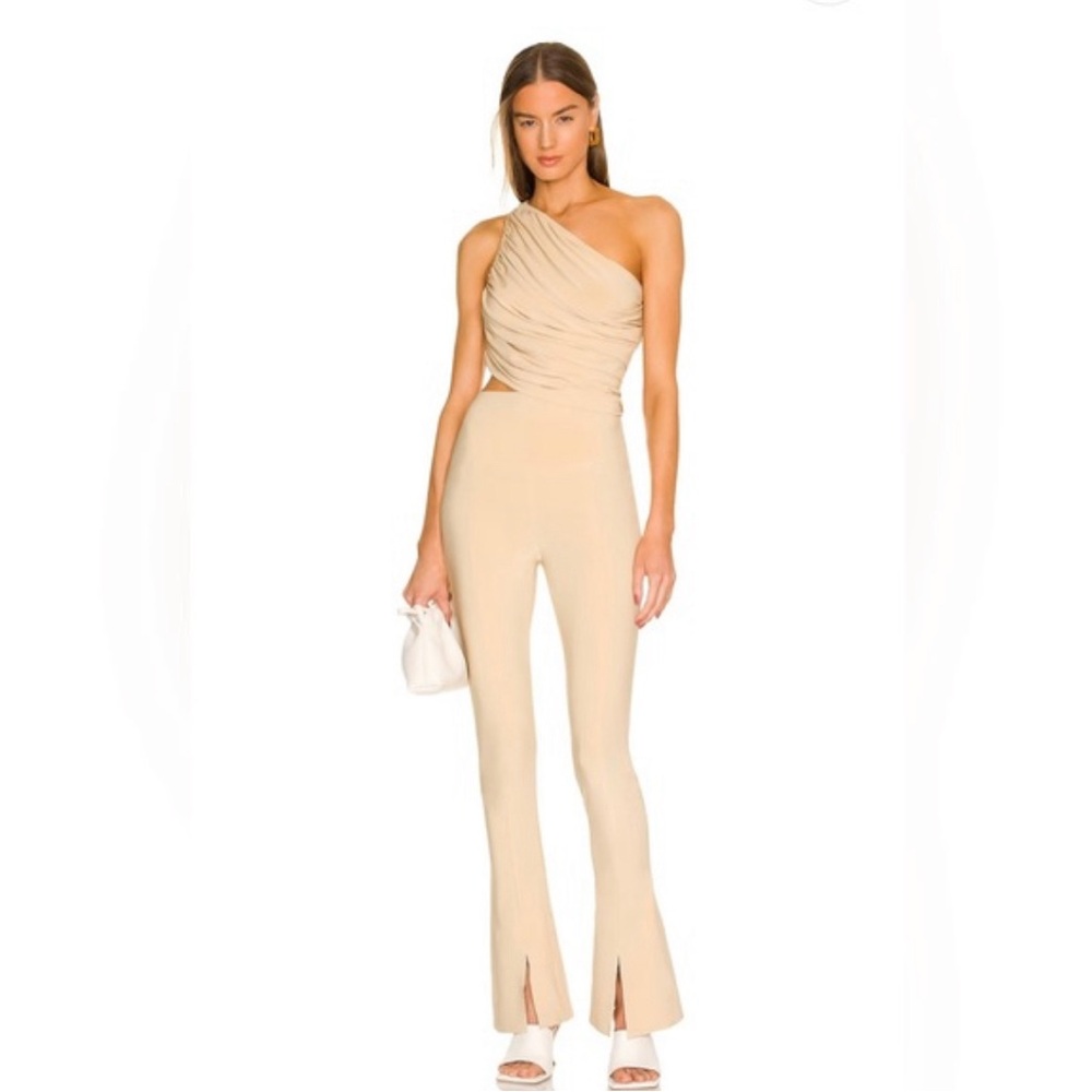 Norma Kamali Spat Leggings in Sand